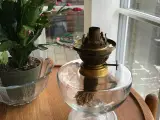 Holmegaard Victoria lampe: Underdel + brænder