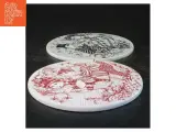 August og december platter af Bjørn Wiinblad fra Nymlle (str. Ø 15 cm) - 2