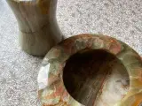 Retro marmor askebære + lighter