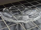 Gammelt småkagefad i glas