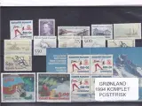 Grønland - 1994 Frimærker Komplet - Postfrisk