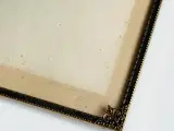 Gammel billedramme, kvadratisk m buet glas, 16 x 16 cm - 4
