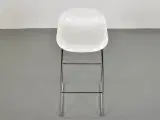 Gubi barstol i hvid på krom stel - 2