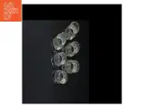 Krystalchampagneglas med guldkant (str. 18 cm. 6 styk) - 4