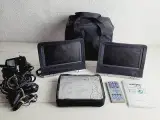 ⭐️- 2 stk LCD Skærme m. Mini dvd afspiller - 2