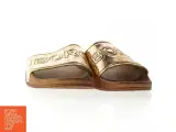 Guld farvede slippers fra Bjrn Borg (str. 39) - 4