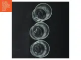 Sæt af 3 glas (str. 8 cm. 3 styk) - 3