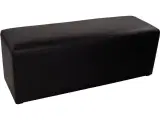 Zederkof PUF bænk sort 120x38x45cm