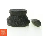 Morter til krydderier i sten (str. 13 x 8 cm) - 4