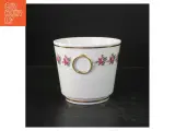 Porcelænskop med blomster og guldkant fra Weisswasser (str. Ø. 14 cm) - 2