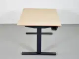 Scan office hæve-/sænkebord i birk, 120 cm. - 2