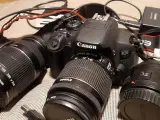 Canon 700D med udstyr