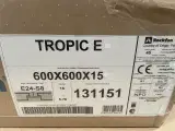 Rockfon tropic e24-s8 akustikloft 600x600x15mm, hvid - 2