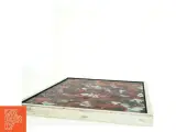 Abstrakt maleri i røde og sorte nuancer (str. 44 x 44 cm) - 3