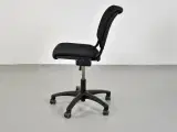 Häg con-x plast 9512 kontorstol med sort polster på sæde og ryg - 2