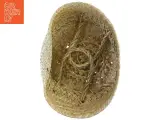 Flettet kurv med låg (str. 22x13 cm) - 4