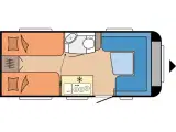 2024 - Hobby De Luxe 460 LU   Lækker enkelsengsvogn og rundsidegruppe fra Hinshøj Caravan - 4