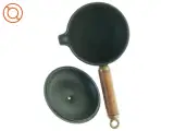 Le Creuset Støbejerns kasserolle med låg og træhåndtag (str. Ø 13 cm) - 2