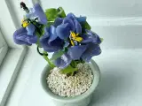 Blomst af glas, i potte, NB - 4