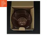Rodabrun glas vase fra Aytm (str. Ø. 14 cm) - 3