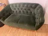 Velour sofa 2 personer