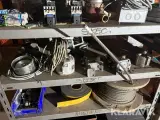 Blandet lot diverse el, emnestål og wire. - 5