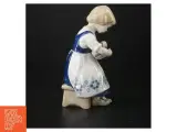 Porcelænsfigur af pige (str. 21 cm) - 2