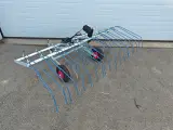 Anker Bjerre Riven Gårdspladsstrigle 150cm Inkl. elektrisk hæve/sænk og kugletræk - 4