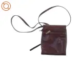 Vintage Læder Skulder Crossbody taske fra Adax (str. 20 x 18 cm) - 2