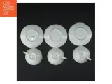 Porcelænskopper med underkopper fra Bavaria (str. Kopper. ø. 9 cm. tallerkener. ø. 12 cm) - 4