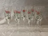Smukke glas fra firkløveren til stellet Rose