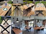 * Lækkert havebord/plankebord - i massivt teaktræ