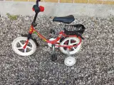 Børne cykel - begynder cykel med støtte hjul