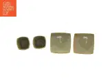 Keramik krus og underkopper (str. Kop, 8,5 x 7 cm tallerken 11,5 x 11,5 cm) - 2