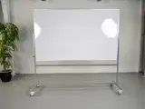 Vanerum dobbeltsidet whiteboard svingtavle på hjul - 3