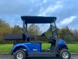 Blå golfbil med lad - 4