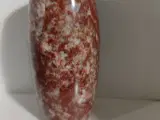 Rød marmor vase