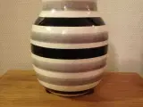 Kähler Omaggio vase, sort/grå