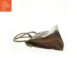 Brun rummelig skindtaske med krokodillepræg fra Bon Go&#251;t (str. 40 x 32 x 18 cm) - 3