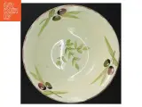 Stor keramik salatskål med olivenmotiv (str. 25 cm) - 4