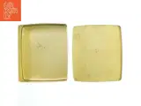 Vintage Rektangulær metalæske med blomsterdesign (str. 24,5 x 21,5 cm) - 5