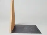 ⭐️· vintage Bogstøtte - Teaktræ og Metal - 3