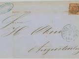 4 sk. 1858 på brev