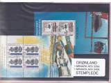 Grønland - Miniark AFA 329  A + Miniark 340 A - Stemplet