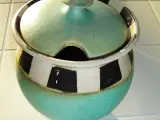 Keramik krukke med låg uden skår
