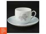 Porcelæn tekopper og underkopper fra B&G (str. Tallerken 13 cm i diameter, krus 7 cm i diameter) - 3