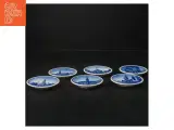 Dekorative tallerkener med danske motiver (str. Ø 8 cm) fra Aluminia - 2