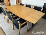 Bord og 6 stole - 2