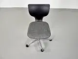 Labofa cobra kontorstol i sort med gråt polster - 5