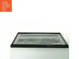 Sort indrammet tegning (str. 31 x 22 cm) - 3